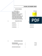 Tarea Caudal de Diseño