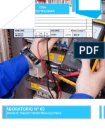 Lab03 - Medición de Tensión y Resistencia Eléctrica