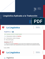 Lingüística Aplicada A La Traducción