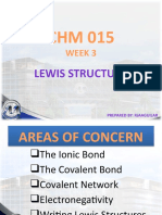 Week 3: Lewis Structure