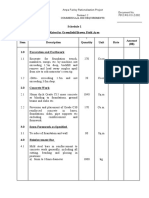 Schedule 1 Rates For Greenfield/Brown Field Area Item Description Quantity Unit Rate Amount (B$) 1.0 Excavation and Earthwork