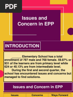 EPP Issues and Concern