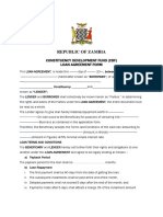 CDF Loan Agreement Form PDF