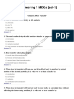 Thermal Engineering 1 Mcqs (Set-1) : Chapter: Heat Transfer