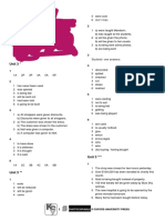 Answer Key Grammar Practice