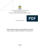 Produção de Biomassa Podada em Sistemas Agroflorestais Sucessionais