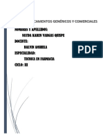 Nombres Y Apellidos: Nayda Karen Vargas Quispe Docente: Balvin Anshela Especialidad: Tecnica en Farmacia Ciclo: Iii