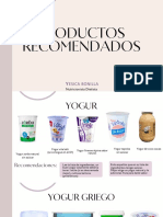 Productos Recomendados: Yesica Bonilla