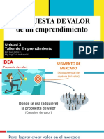 Propuesta de Valor de Un Emprendimiento