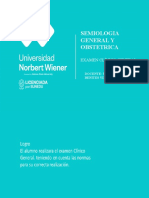 Semiologia General Y Obstetrica: Examen Clínico General