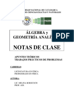 Notas de Clase: Álgebra Y Geometría Analítica