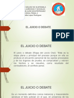 El Juicio O Debate