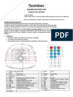 Caixa de Som Amplificadora Bomber Beatbox 400