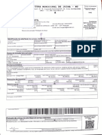 Identificaçãoda Nota Fiscal de Serviço Eletrônica: Prefeitura Munici Pal de Juína - MT