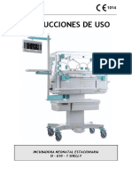 Instrucciones de Uso: Incubadora Neonatal Estacionaria Si - 610 - 1 Shelly