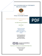 Visvesvaraya Technological University BELAGAVI-590018: Full Wave Rectifier