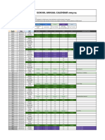 ODM Public School & ODM Kids World - Annual School Calendar - 2023-24