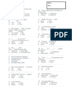 Soal Bahasa Inggris Kelas 4