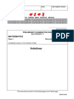 Solutions: Mathematics 4048/01