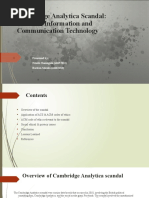 Cambridge Analytica Scandal: Ethics in Information and Communication Technology