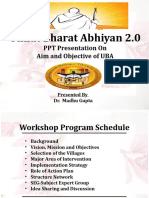 Unnat Bharat Abhiyan 2.0: PPT Presentation On Aim and Objective of UBA