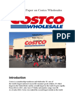 Research Paper On Costco Wholesales