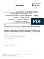 Accounting Information Systems - Evolving Towards A Business Process Oriented Accounting (Trigo, Belfo, Estebanez, 2016)