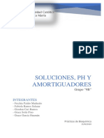 Grupo 9B Prácticas Bioquímica Soluciones, PH y Amortiguadores