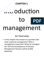 Chapter 1-Introduction To Management