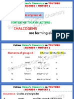 Elements of Group 16