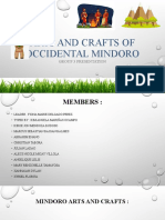 ARTS AND CRAFTS OF OCCIDENTAL MINDORO - Group 3