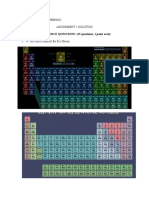 Solution Asignment 1 Chem Eng