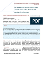 Study On Chemical Composition of Super Napier Grass Silage Treated With Lactobacillus Buchneri and