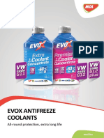 Evox Antifreeze Coolants: All-Round Protection, Extra Long Life