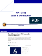 MKTM508 Sales & Distribution: Rajeev Gupta