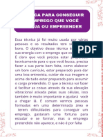 6 - para Conseguir Um Emprego - Já Esta No E-Book, É Só para Baixar Separado Caso Desejar