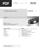 Throttle Check Valve: Replaces: 02.03