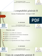 Cours de Comptabilité Générale II: Licence Fondamentale: Groupes C&D