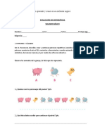 Evaluación Matemáticas