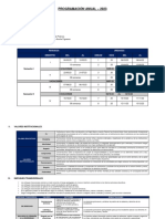 Programación Anual - 2023: I. Datos Informativos