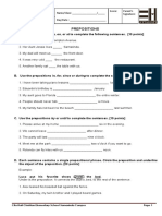 Checked (Revised) 4. Theme 4 English Worksheet 2 - Preposition