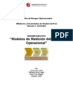 Modelos de Medición Del Riesgo Operacional