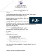 Republic of The Philippines Department of Education Schools Division of Himamaylan City Manuel Yulo Elementary School Lesson Plan in Mathematics 6