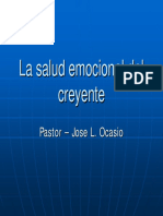 La Salud Espiritual Del Creyente