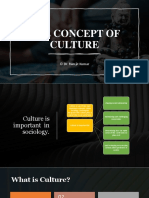 The Concept of Culture