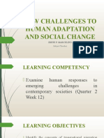 New Challenges To Human Adaptation and Social Change: Irene P. Marcelino