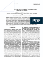 Dynamic Analysis of Multibody Systems Using Component Modes