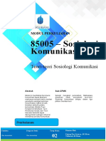 Teori-Teori Sosiologi Komunikasi