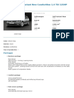 Volkswagen Golf Variant New Comfortline 1.4 TSI 125HP DSG 7: Packages