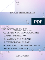 Data Interpretation